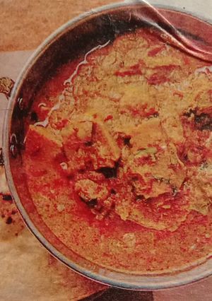 A picture of Kathal gravy.