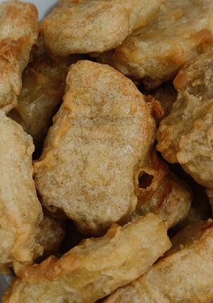 A picture of Chicken nuggets air fried.