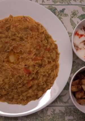 A picture of Moong Dal Khichdi.