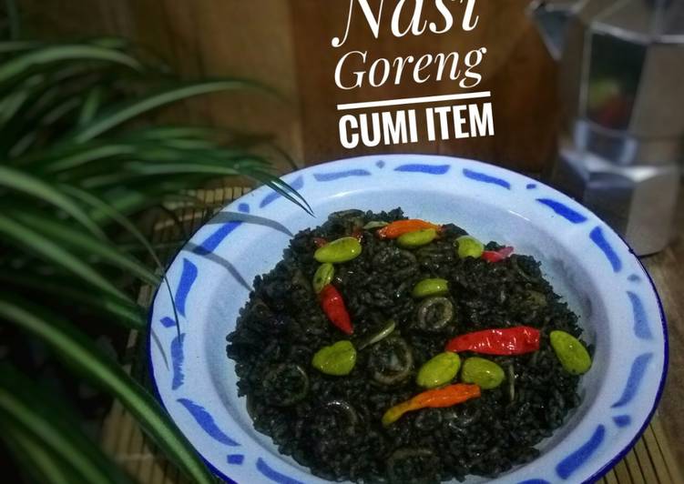 Resep Nasi Goreng Cumi Item, Sempurna