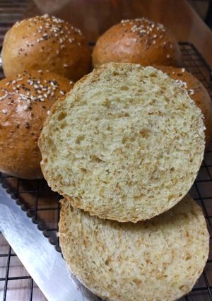 Foto resep Burger Bun Gandum