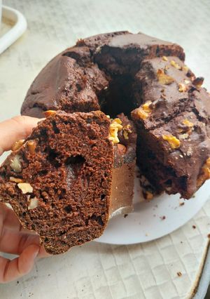 Una foto de Budín de harina integral y harina de algarroba