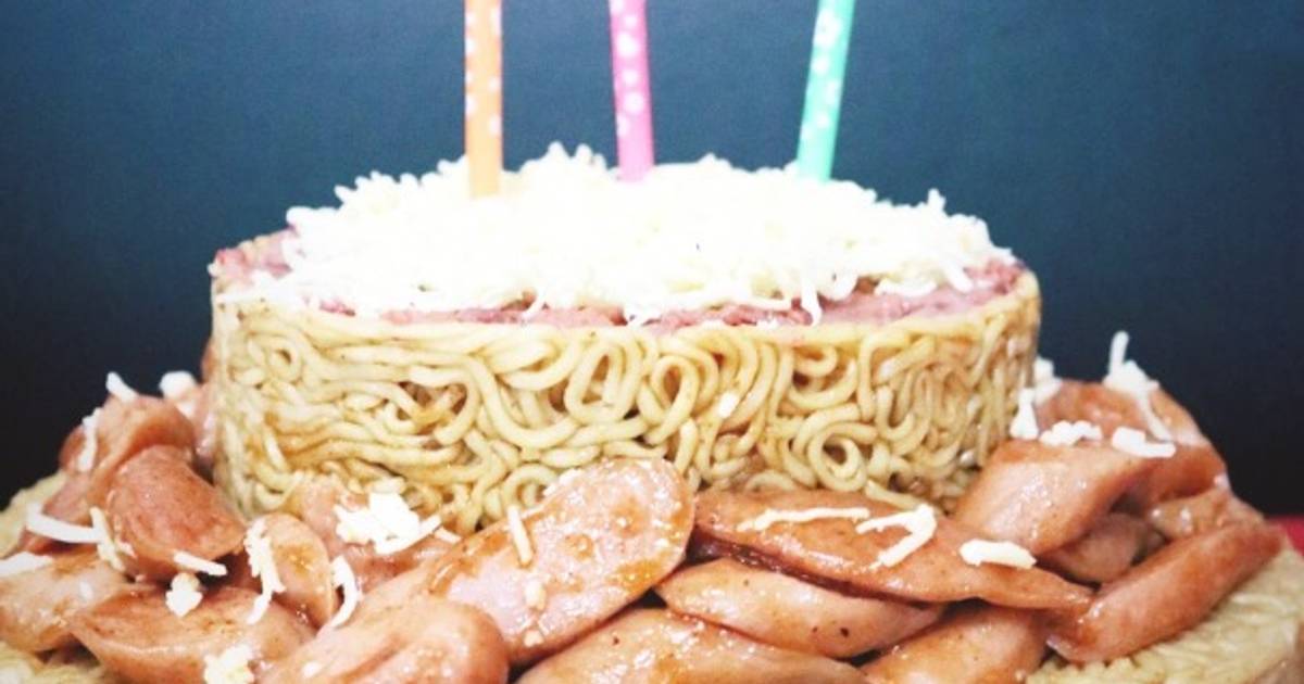 Resep Indomie Cake oleh Raudhah Lirinda Putri Cookpad