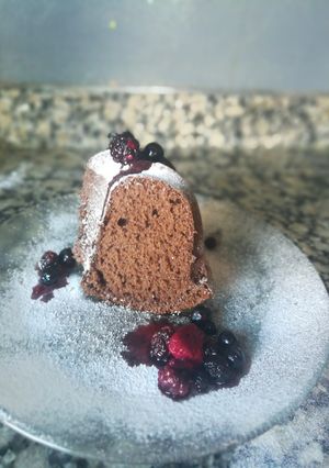 Una foto de Un simple bizcochuelo genoise