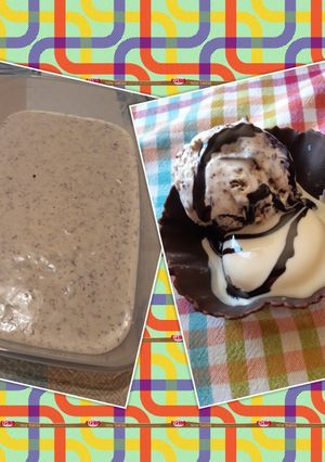 Una foto de Helado de stracciatella sin heladera (rapidísimo)