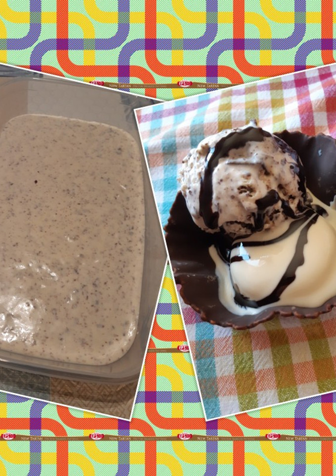 Una foto de Helado de stracciatella sin heladera (rapidísimo)