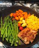 Ức gà áp chảo với giấm balsamic -Eatclean