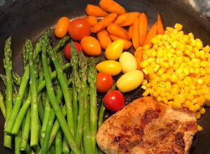 Hình của món Ức gà áp chảo với giấm balsamic -Eatclean.