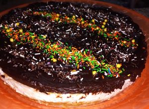 صورة لوصفة حلى الباونتي 😋🍫