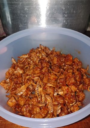 Foto resep Sambal teri + tempe