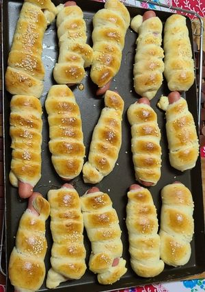 熱狗麵包卷 的食譜成品照片