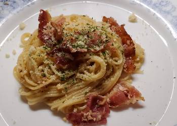 Ultimate Serving Recipe My Garlic Bacon Pasta Delicious and Healthy