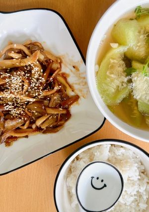 Hình của món Nấm rim me.
