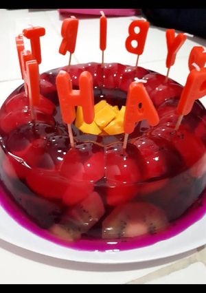Foto resep Puding buah tanpa pewarna