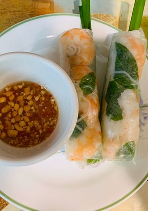 Hình của món Gỏi cuốn đơn giản.