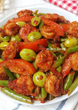 Foto resep SAMBAL BUPEDATO (buncis pete udang tomat) 🦐