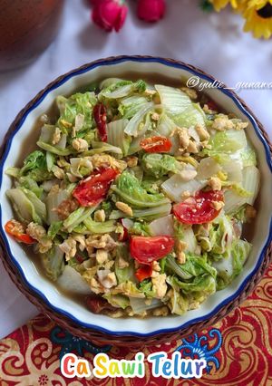 Foto resep Ca Sawi Telur ala mba Ella