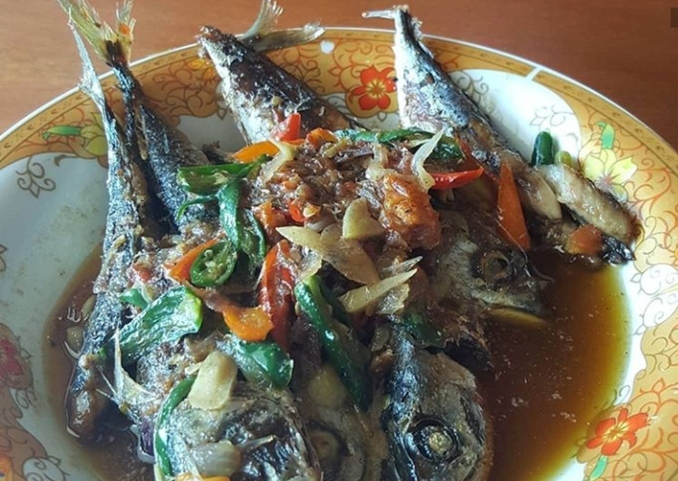 Tumis ikan cue enak