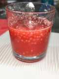 Watermelon sabja juice