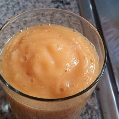 A picture of Pineapple and mango smoothie.