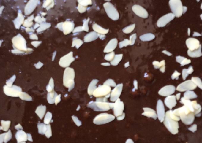 Steps to Make Brownie aux amandes