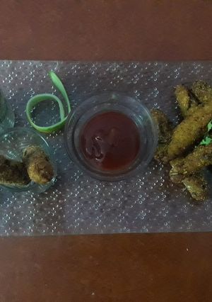 A picture of Moongdal fritters.