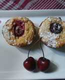 Muffins de avena, ricotta y nueces