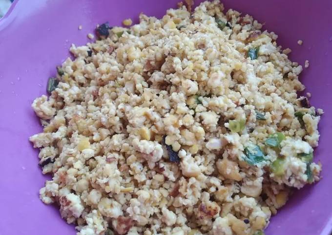 Orek tahu kuning (menu hemat)