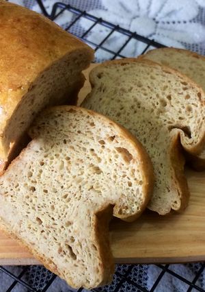 Foto resep Roti tawar keto #ketobeticbreadflour