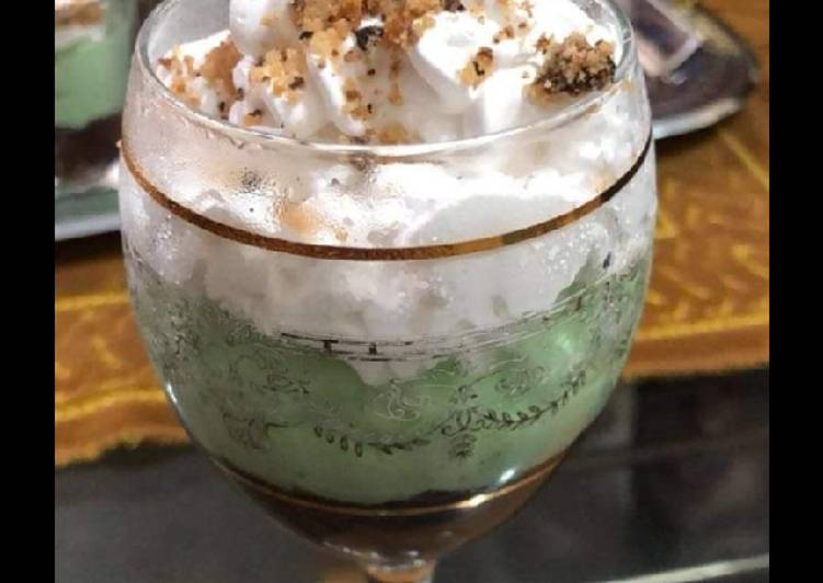 Chocolate Pudding with Banana Oreo Mousse 😋