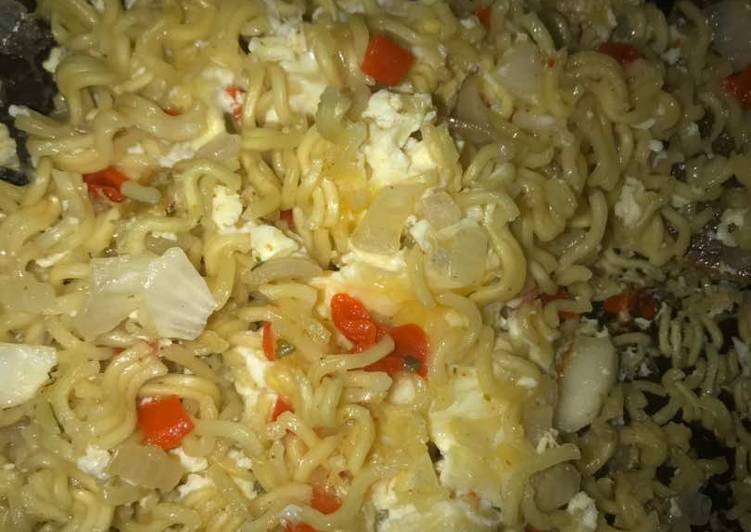 Steps to Prepare Quick Noodles Cooking Basics for Newbies