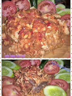 Foto resep Sambel Bawang Tempe dan Pindang tongkol penyet