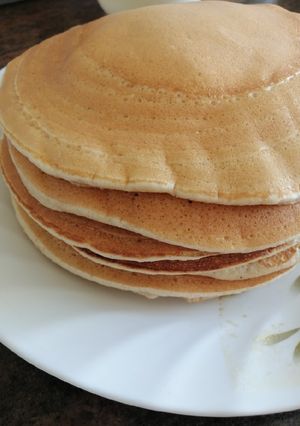 A picture of Fluffy pancakes.