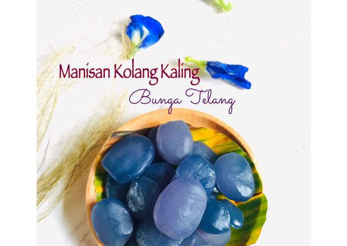 Manisan Kolang - Kaling (Bunga Telang)