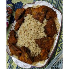 A picture of Steam with zeera Rice.