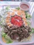 Salad bò trứng & sốt cà chua