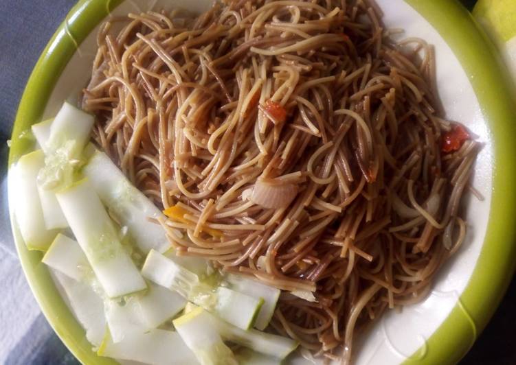 Recipe of Any-night-of-the-week Brawn spaghetti #kano