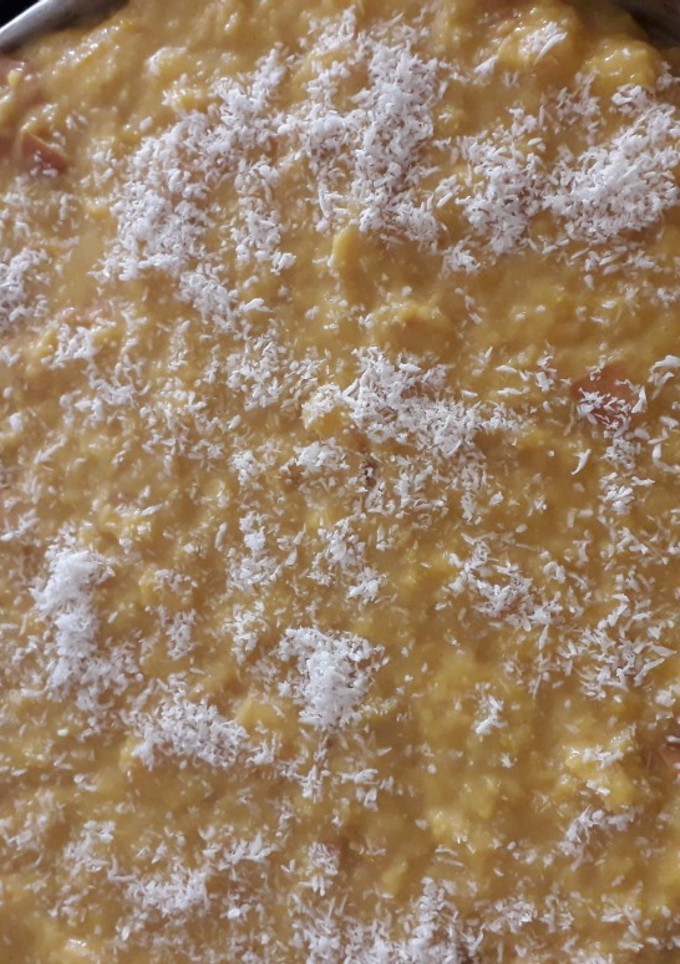 Una foto de Budín de pan con flan🤤👌😋