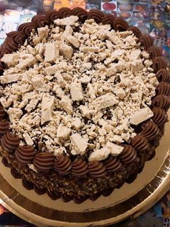 Una foto de Crema de chocolate para relleno o cobertura de torta 🎂