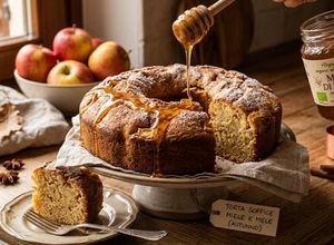 Foto di Torta Autunnale Soffice Miele, Mele e Cannella