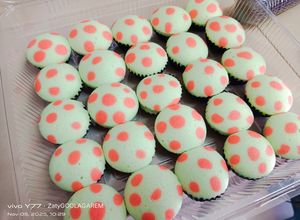 Gambar Apam polkadot mudah