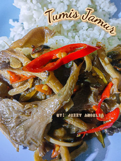 Foto resep Tumis jamur hiratake / tiram hitam
