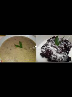Foto resep Bubur kacang ijo & ketan hitam kuah santan