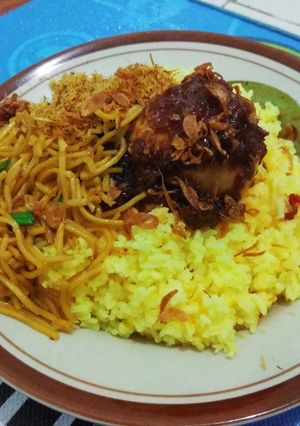 Foto resep Nasi kuning Banjarmasin