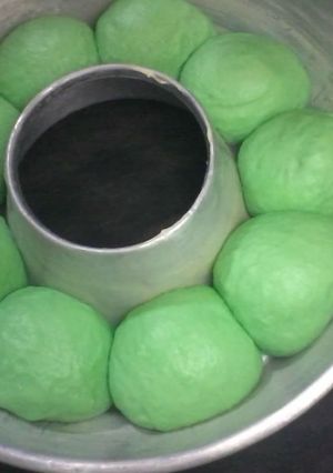 Foto resep Roti gembong pandan