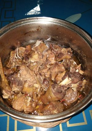 Hình của món Thịt gà kho.