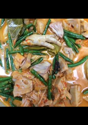 Foto resep Lodeh nangka,kacang panjang dan ceker