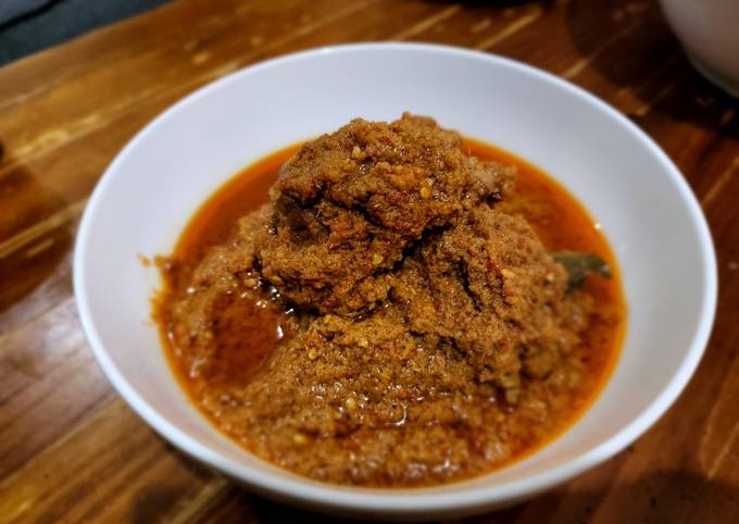 Resep Kalio Daging Rendang Setengah Jadi Oleh Mrs Nicky Cookpad