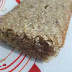 Una foto de Budín de avena y banana (vegano)