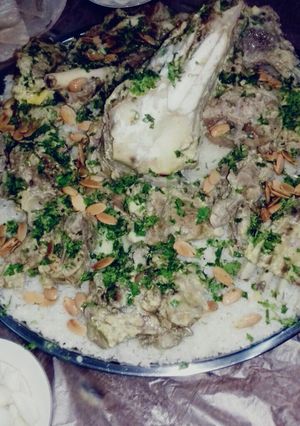 صورة لوصفة المنسف الاردني 😍